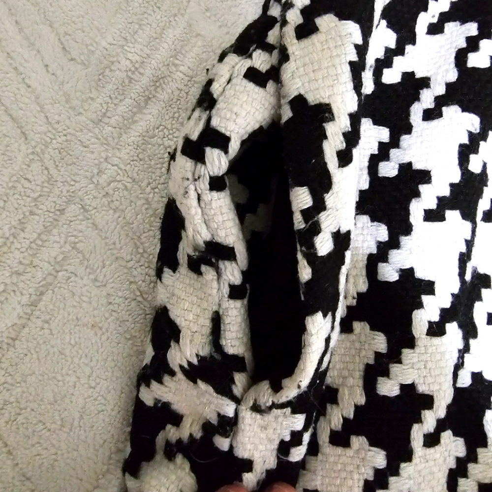 QMack Heavyweight Houndstooth Skirt -Sz XL - Picture 3 of 6